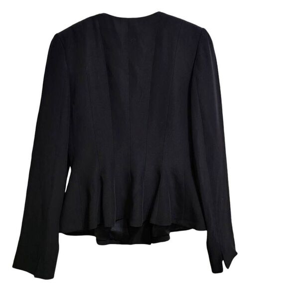 Armani collection black blazer with‎ detailed waist in sz 6 - Picture 2 of 8